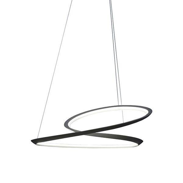 Kepler Pendel Sort Uplight 3000K