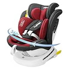 Miophy I-Size 360° vridbar Bilbarnstolar, Grupp 0+1/2/3, 0–12 år, 40–150 cm, babybilstol med isofix