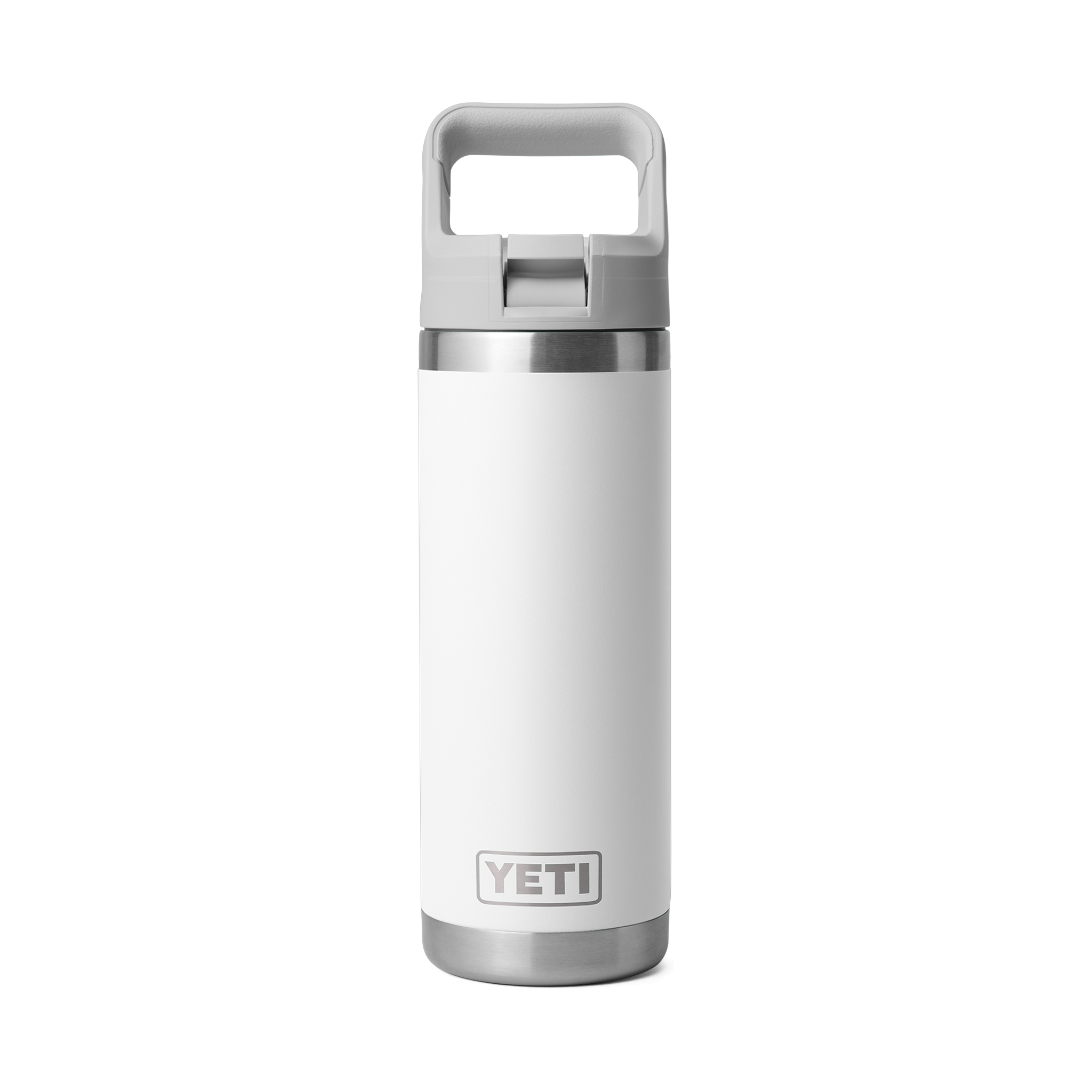 Rambler® "Straw Bottle" insulated bottle with straw cap - 26oz (769 ml) / Guava (Weiß/Pink)