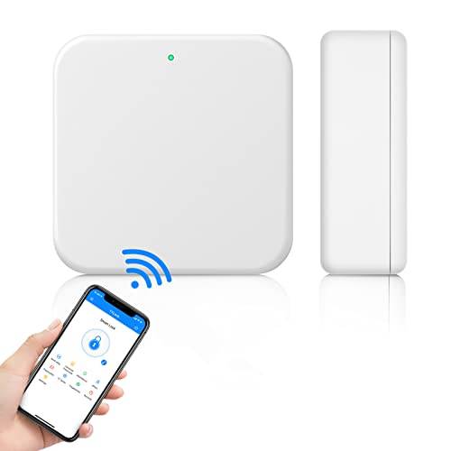 Ruveno WiFi G2 Gateway Bridging Hub fjärrkontroll smart dörrlås fungerar med TTLock Google Home Alexa röststyrning