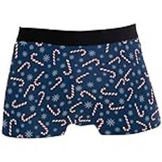 Herr Trosor Jul Godis Hund Snowflake Blå Trosor Bekväma Underkläder Klä Upp Byxor Byxor För Träning Dagligen Arbete, Boxer Briefs 4198, L