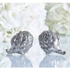 Kronärtskocka salt/pepparkar tenn - Silver (H: 6,5 cm)