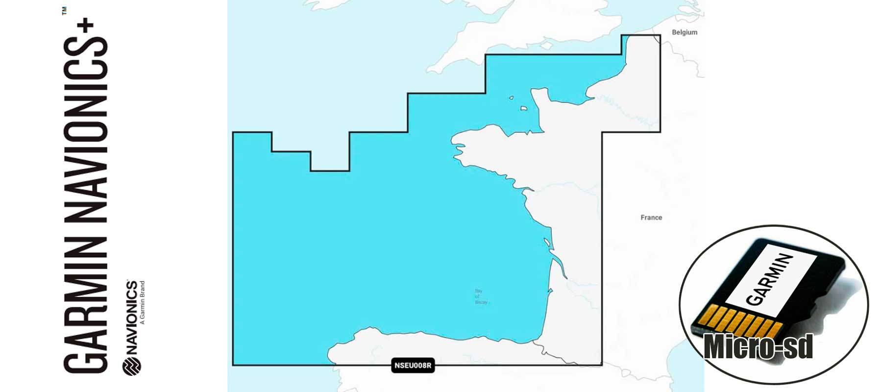 Garmin Navionics+ NSEU008R, Bay of Biscay