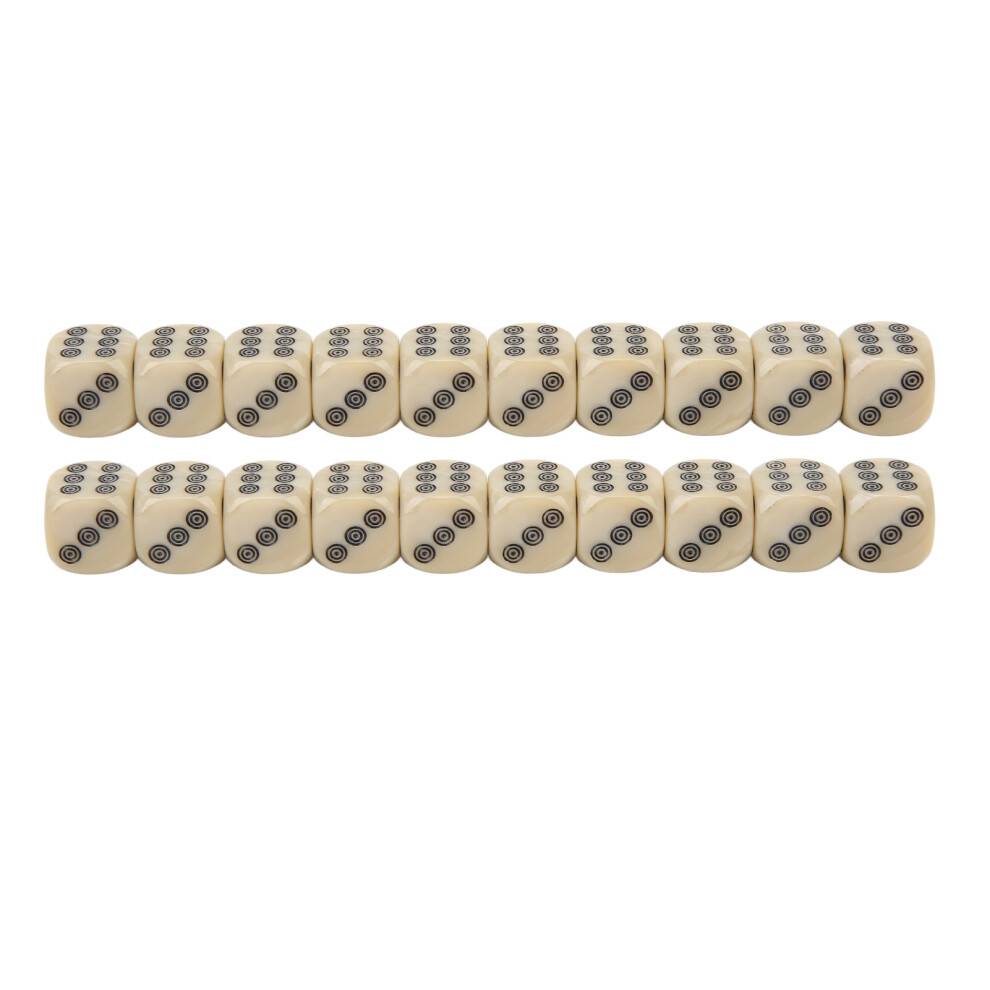 Terningsæt med afrundede hjørner til brætspil, sekssidede terninger, pokerterningsæt, akryl terningspiltilbehør, kasinospil, pædagogiske spil,
