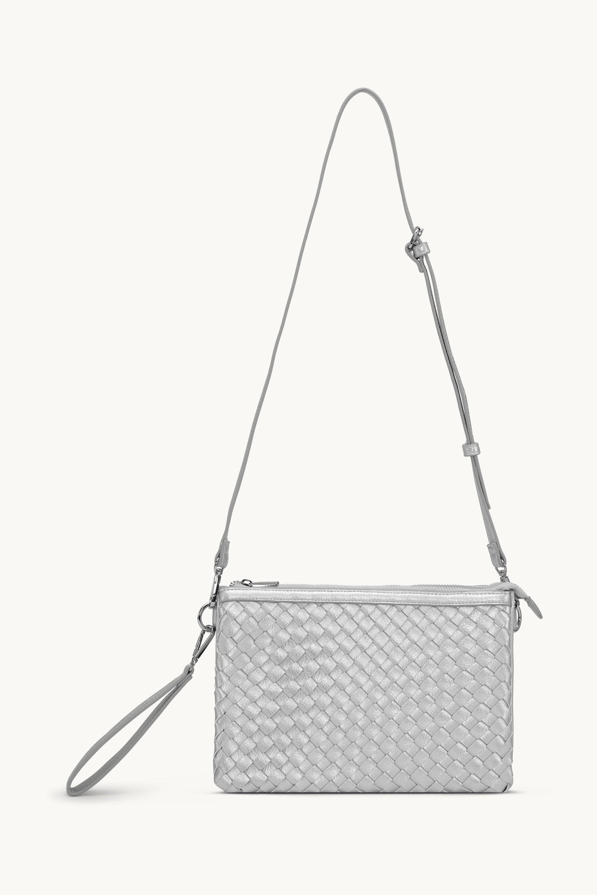 Flettet Tote Bag - Silver - OS