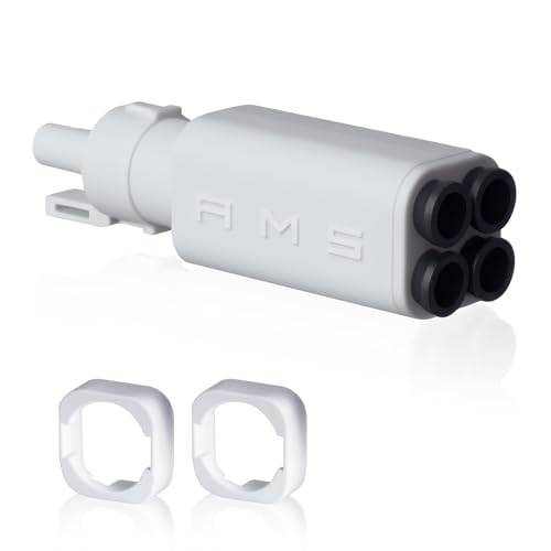 4-i-1 PTFE-adapter, 5-vägs Filamentnavkomponent Kompatibel med Bambu Lab A1/A1 Mini AMS Lite System Flerfärgsutskriftstillbehör AMS-slangkopplingar Ersättningsdelar