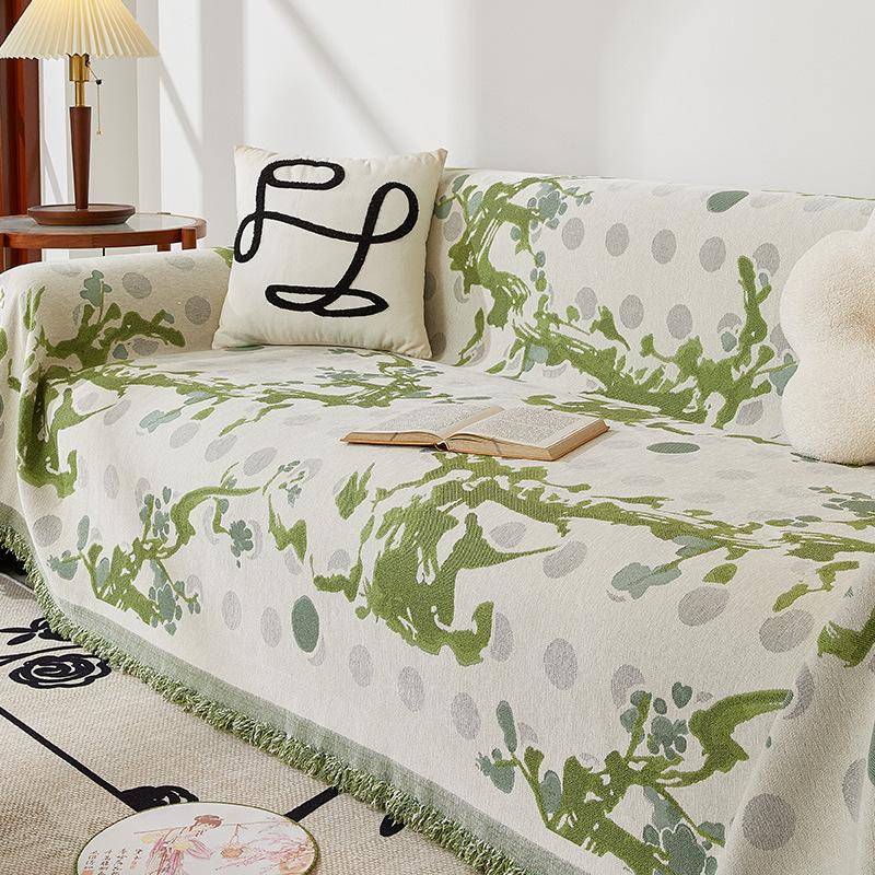 New Chinese Sofa Cover Chenille Sofa Cover Sofa Cover Four Seasons Transparent All-Inclusive Sofa Seat Cushions 180*130cm