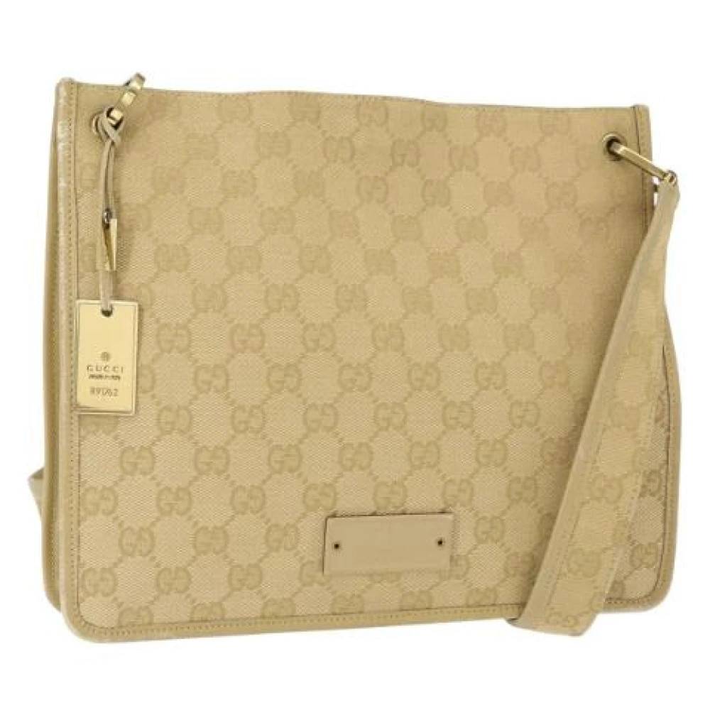 Gucci Vintage Pre-owned Vintage Cross Body Taske - Vintage - Dame - Beige - ONE SIZE -
