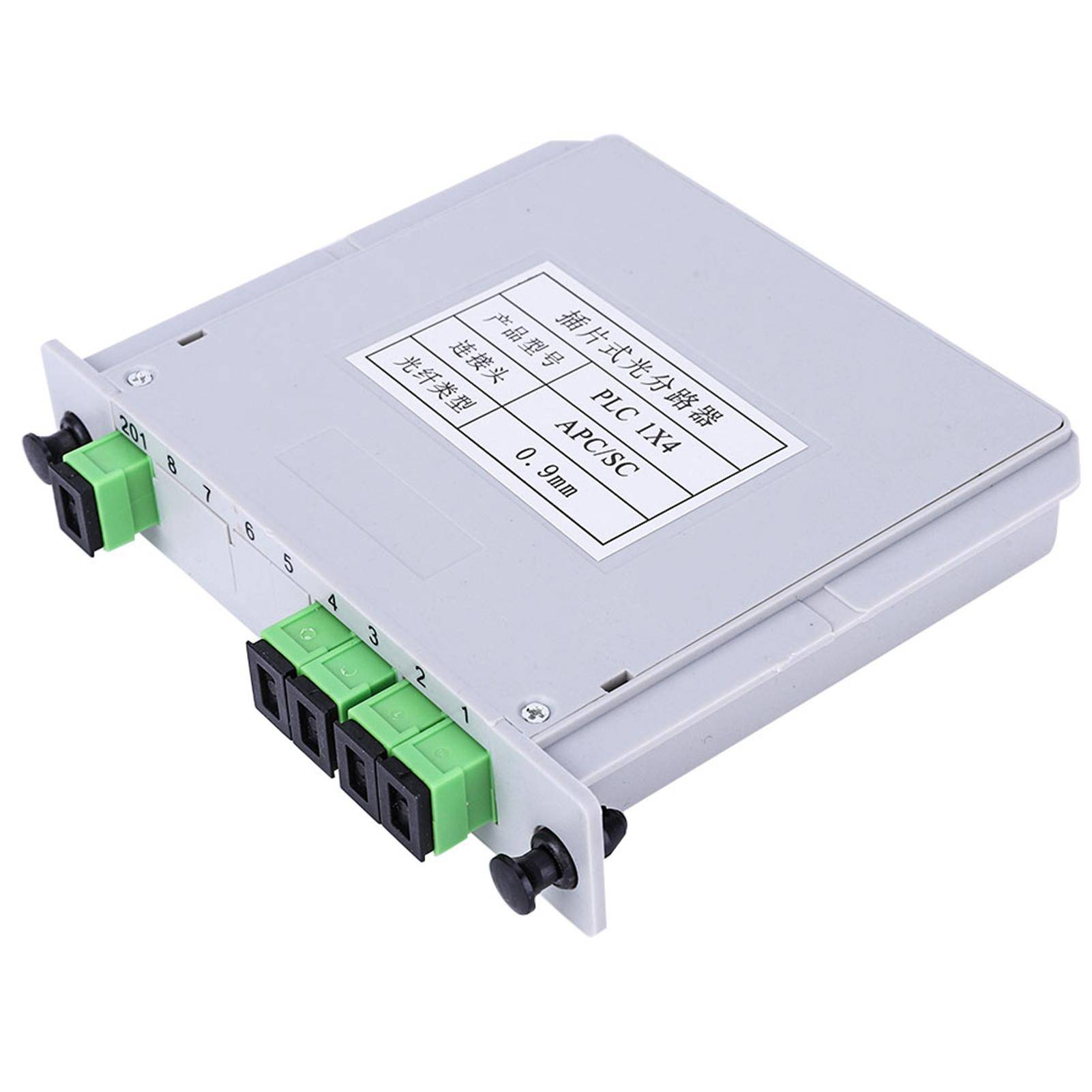 1X4 Blad Optisk Splitter SC APC Singlemode PLC Optisk Fiber Splitter Modul