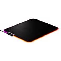 SteelSeries QcK Prism Cloth M - Gaming Mauspad – 2 Zonen RGB-Beleuchtung – Mittelgroße (320mm x 270mm x 6mm)