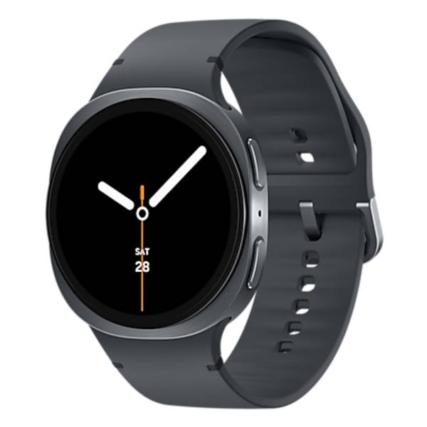 Samsung Galaxy Watch 8 3,81 cm (1.5) AMOLED 44 mm Digital 480 x 480 pixlar Pekskärm grafit Wi-Fi GPS