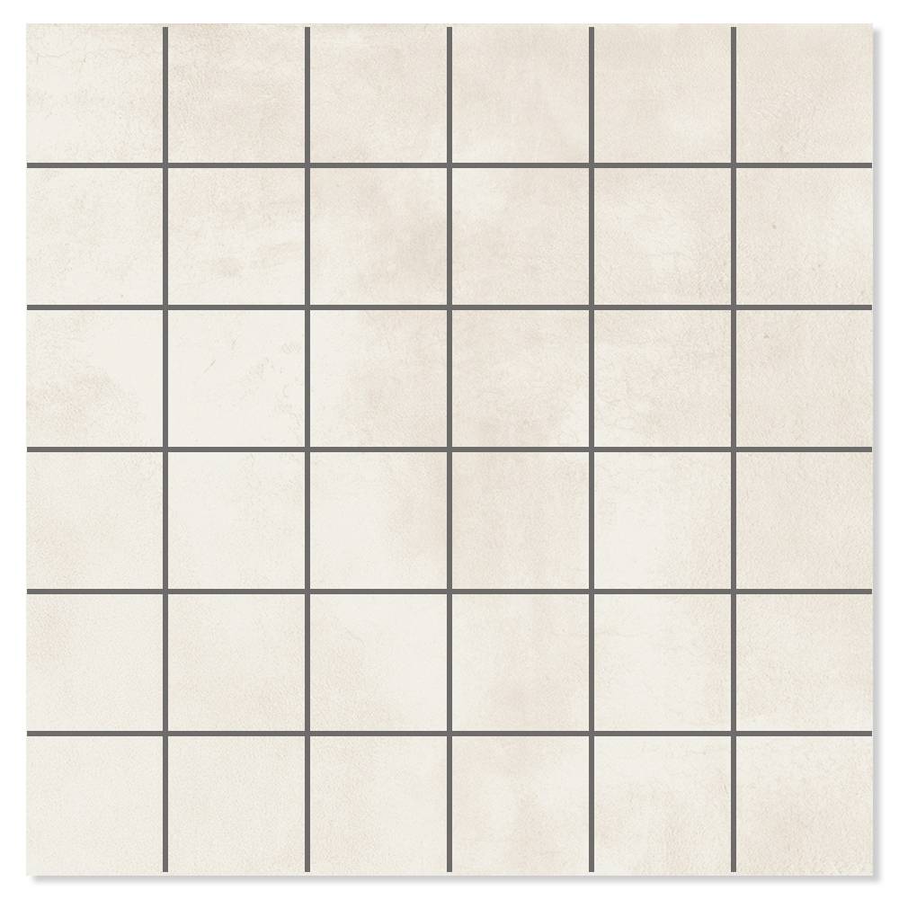 Mosaik Klinker Delicate Beige Matt 30x30 (5x5) cm