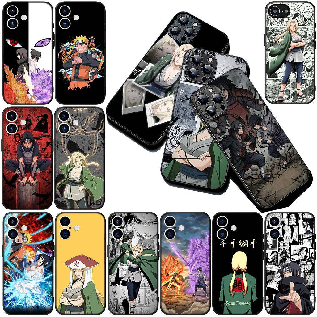 Tsunade Uchiha Sasuke Itachi Narutos Telefonfodral för Apple iPhone 17 16 14 15 Plus Pro Max 16E ProMax + 15Plus 15+ 16+ Cover