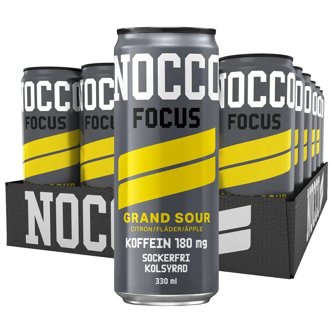 24 X Nocco Focus 330 Ml Grand Sour