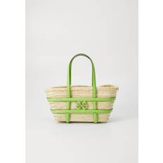 Tory Burch ELLA SMALL BASKET - Handväska - green