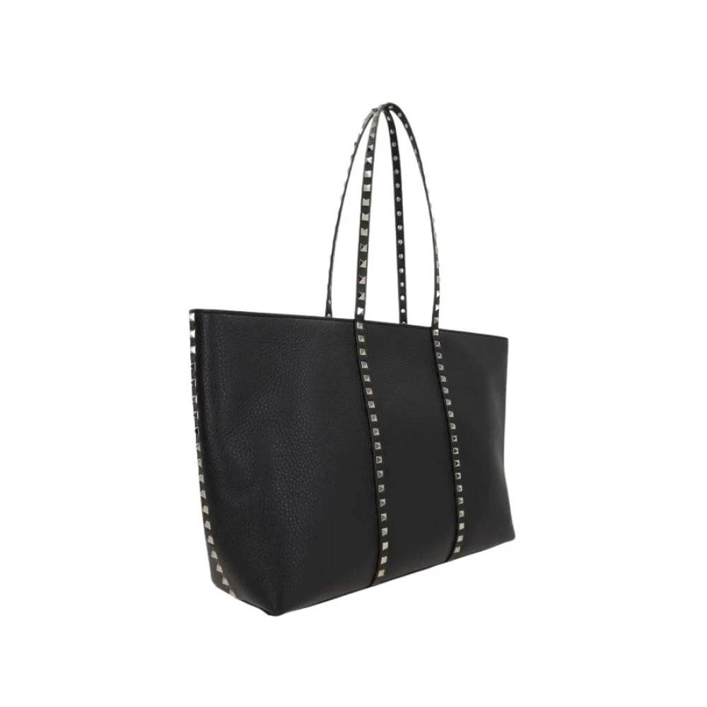 Valentino Rockstud Shopping Bag - Tasker - Dame - Sort - ONE SIZE - Uld