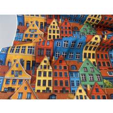 Deko canvas - fine huse i fantastiske farver