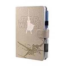 Grupo Erik Star Wars Notebook A5 & Luke Skywalker Lightsaber Pen | Dotted Journal, Dotted Notebook, Bullet Journal | Notebooks A5, Notepads A5, A5 Notepad, Sketchbook A5 | Star Wars Gifts