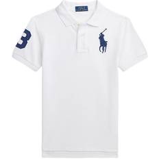 Polo Ralph Lauren Polo - Vit m. Marinblå - Polo Ralph Lauren - 8 år (128) - Polo