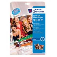 Fotopapir Inkjet A4 180g glossy dobbeltsidet - 50 ark