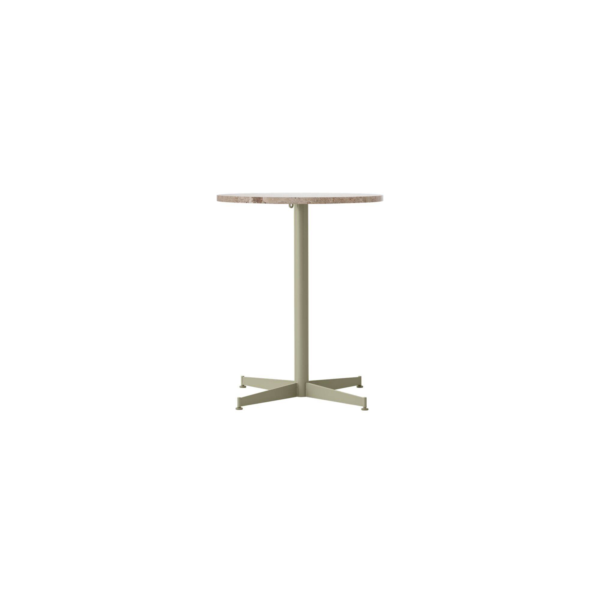 Audo Nook Matbord Ø60 Olive/Kunis Breccia - Kunis Breccia, olivgrön
