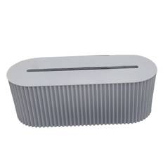 Cable Management Box Innovative Simple Desk Power Cover Cord Holder Outlet Cord Storage Box White blå