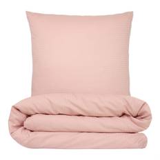 Sengetøj 200x220 cm - bomuldssatin - Blocks - rosa - Prima