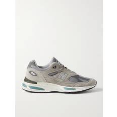 New Balance - 991v2 Suede and Mesh Sneakers - Men - Gray - UK 7