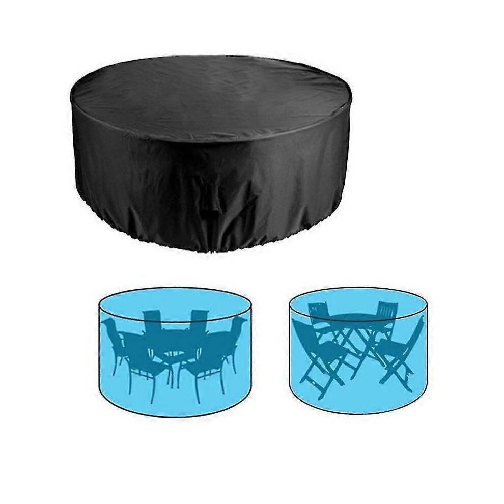 (225*95CM) Lebanghui Patio Furniture Covers Waterproof Outdoor Round Table Cover Anti-fading