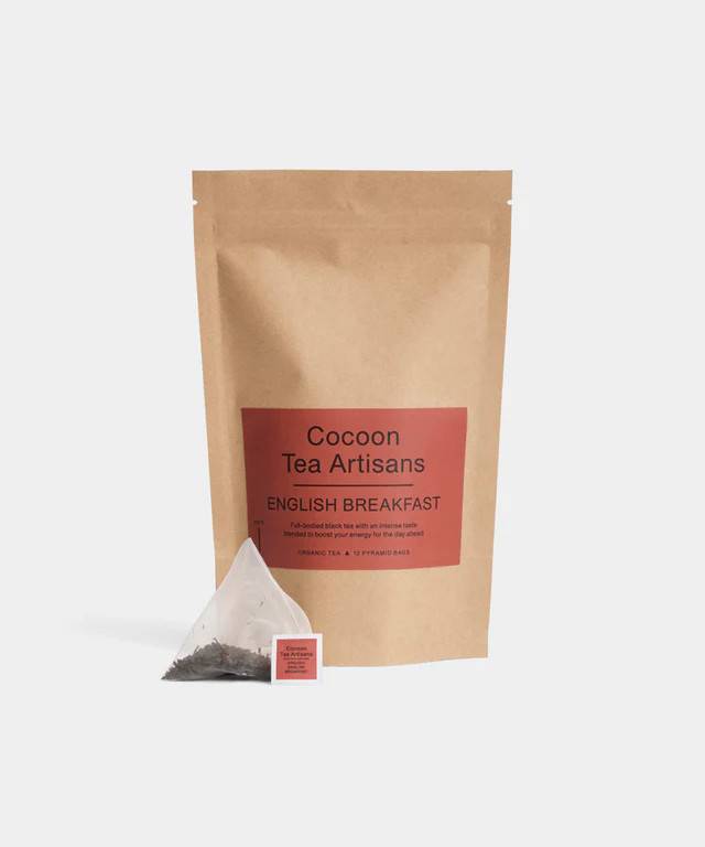 Cocoon Tea Artisans English Breakfast Organic infusion - naturally caffeine