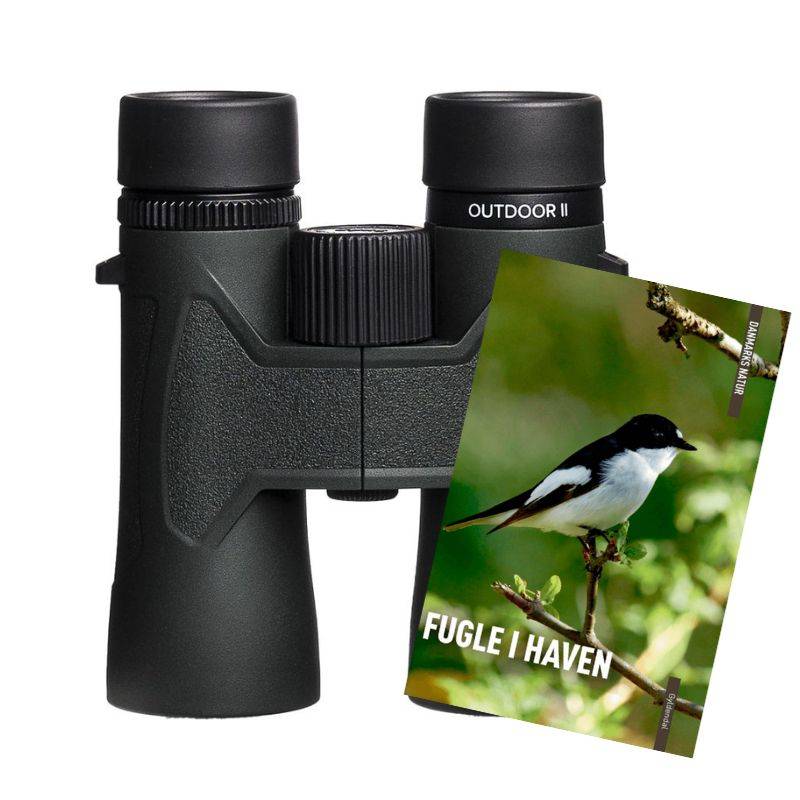 Focus Outdoor II 8x42 + Danmarks Natur: Fugle I Haven - Håndkikkert fra Focus Optics