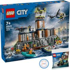 Lego City Set: 60419 Polizeistation auf der Gefängnisinsel & 30664 Polizei-Geländebuggy