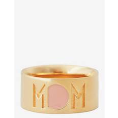 DESIGN LETTERS Mom Ring Gold Plated |Gold |54