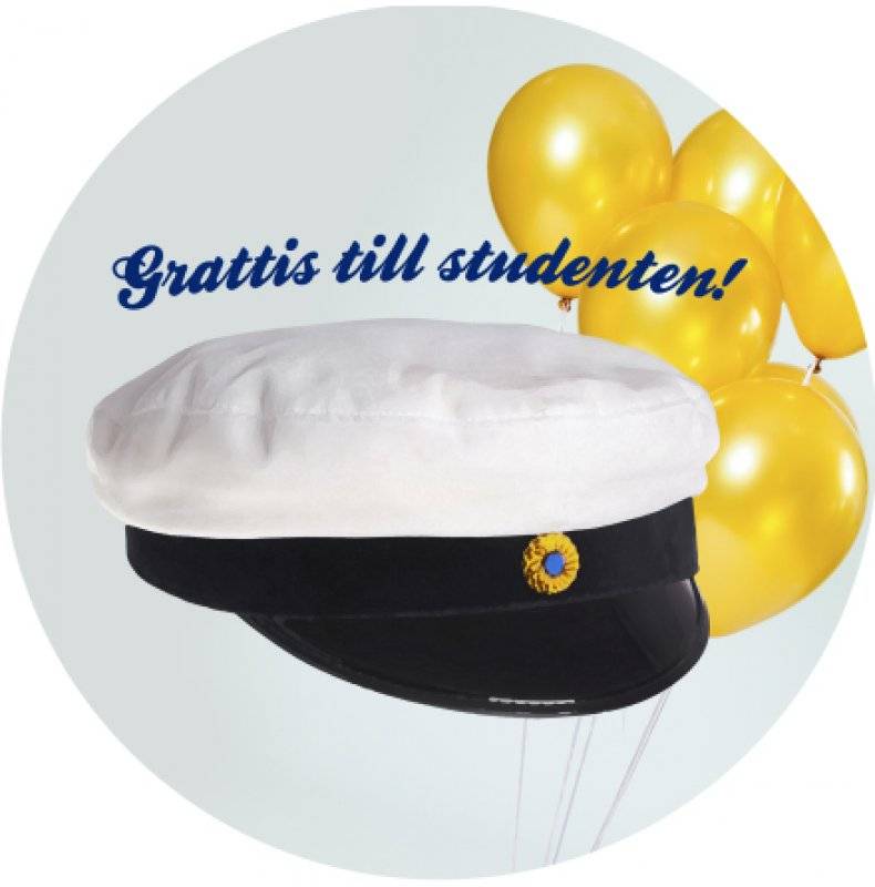 Tårtbild / Oblat Studenten 20 cm