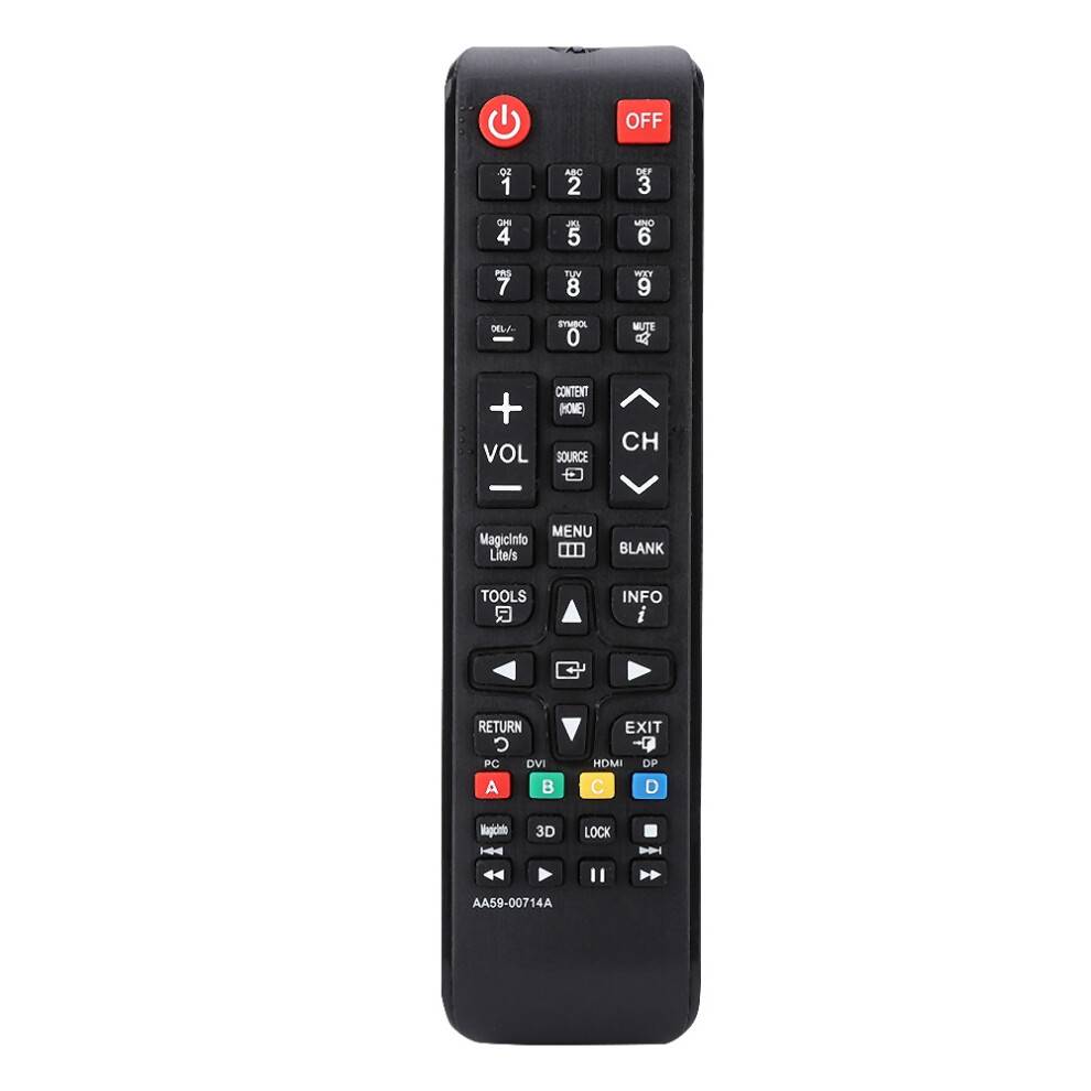 Udskiftning af fjernbetjening, der kan bruges til Samsung TV, universalfjernbetjening med Smart Hub-knap og stabil ydeevne. Virker med Samsung Smart.