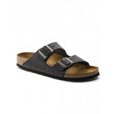 Women's Arizona Nubuck Sandals - Black (Narrow Fit)