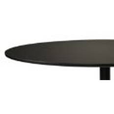 HAY AAT20 Table Ø: 128xH: 74 cm - Black Powder Coated Aluminium/Black Linoleum