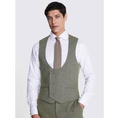MOSS MOSS Smal passform Herringbone Tweed Väst