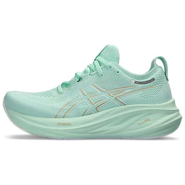 ASICS Gel Nimbus 26 Mintfärgade Damsneakers Grön Ljusmynta 1012B601-300 cm white