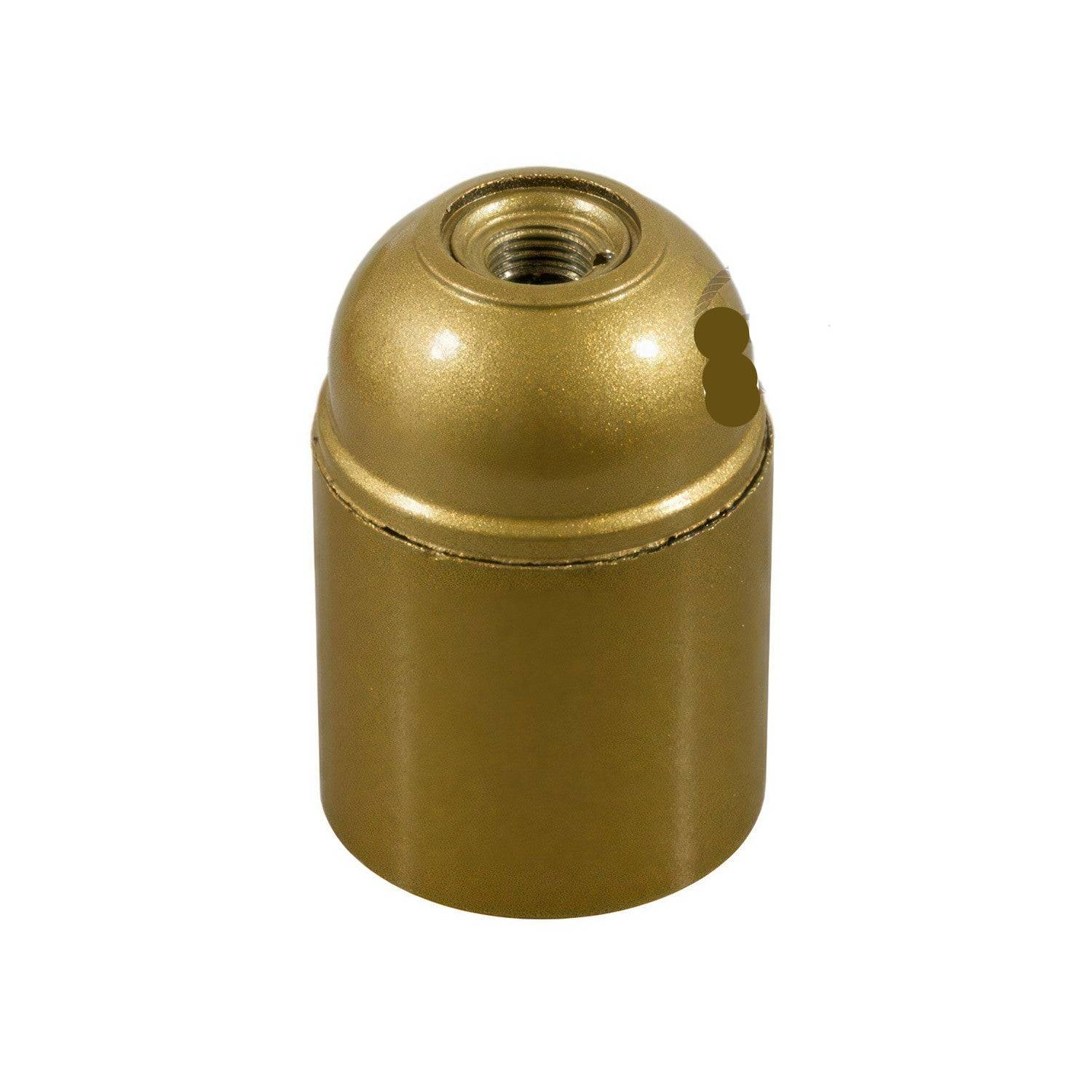 E27 Bakelite fatning - guld