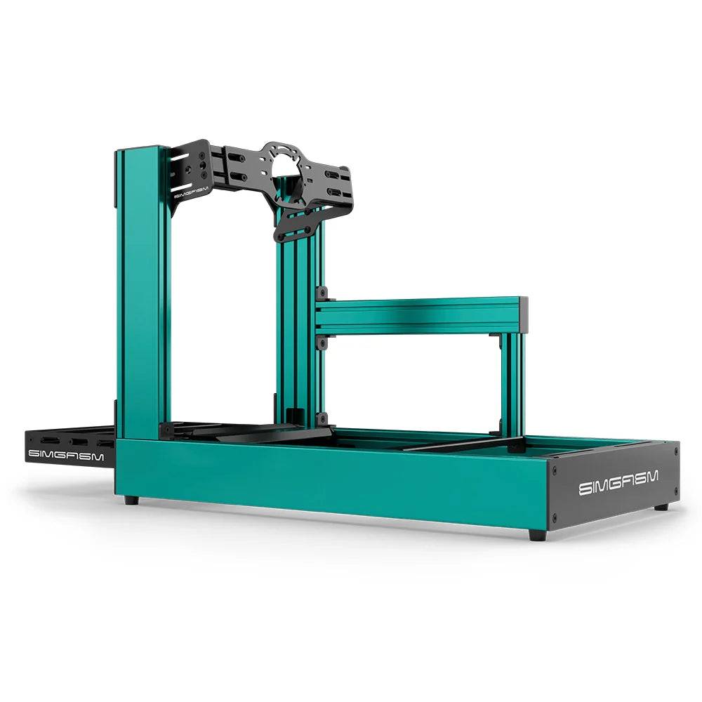 SIMGASM | Sport Aluminum Sim Racing Cockpit - Front Mount / Green