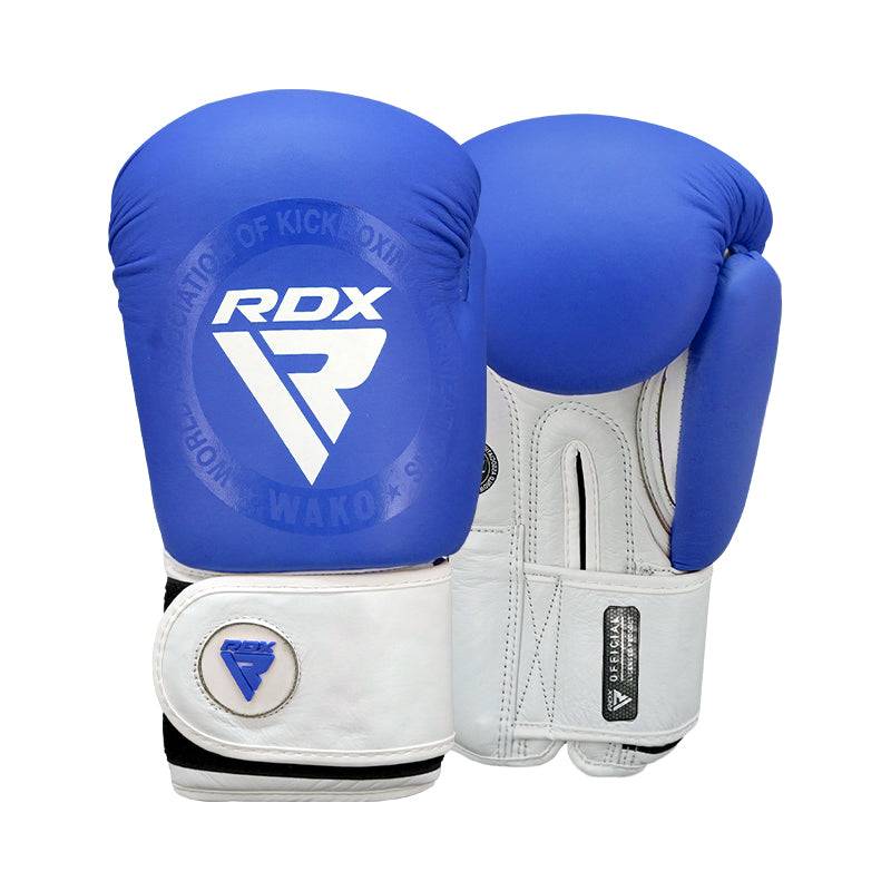 RDX T1 WAKO Boxing Gloves Blue - Blue / 14oz