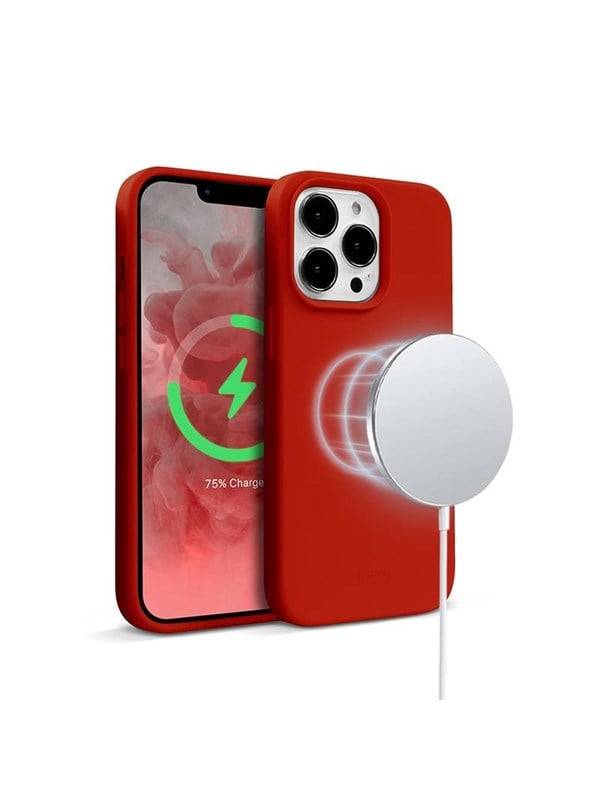 CRONG Color Cover Magnetic - iPhone 13 Pro Max MagSafe Case - Red