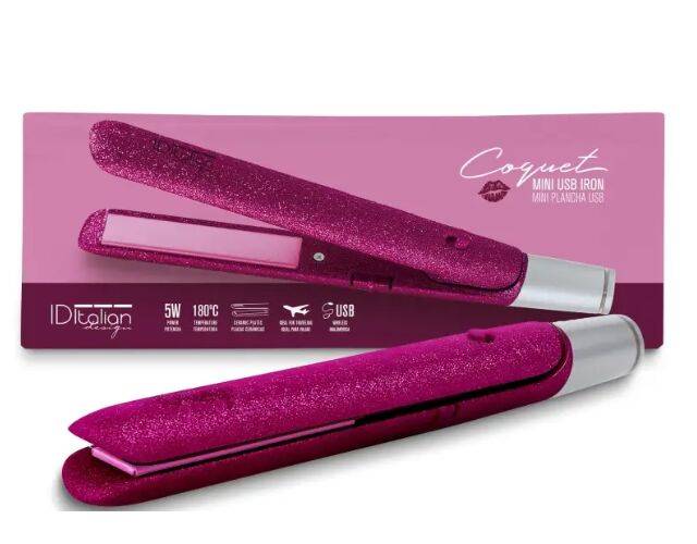Italian Design Mini plattång USB Coquet | rosa