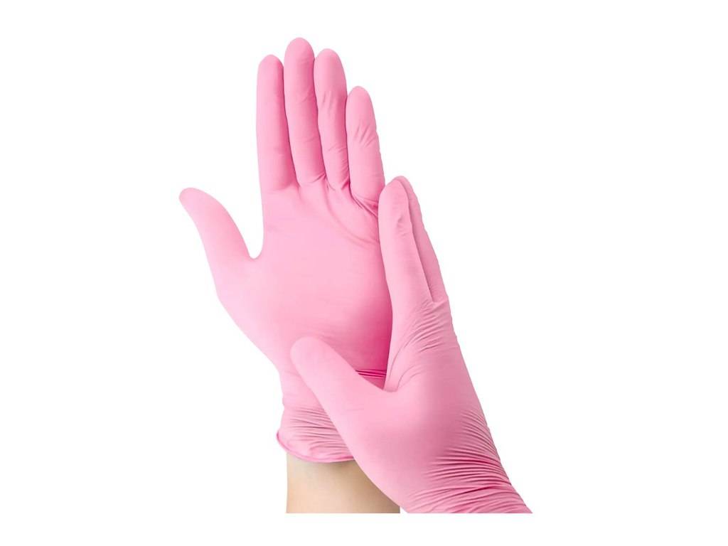 Nitrilhandsker (pink) Classic 3.5g - 100 stk. - XL.