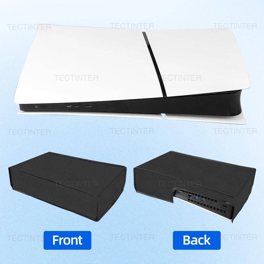 Dammavvisande skydd för PlayStation 5 PS5 Slim/Pro Konsolskyddsfodral Repskyddande Hylsa Skyddande Cover För PS5 Tillbehör
