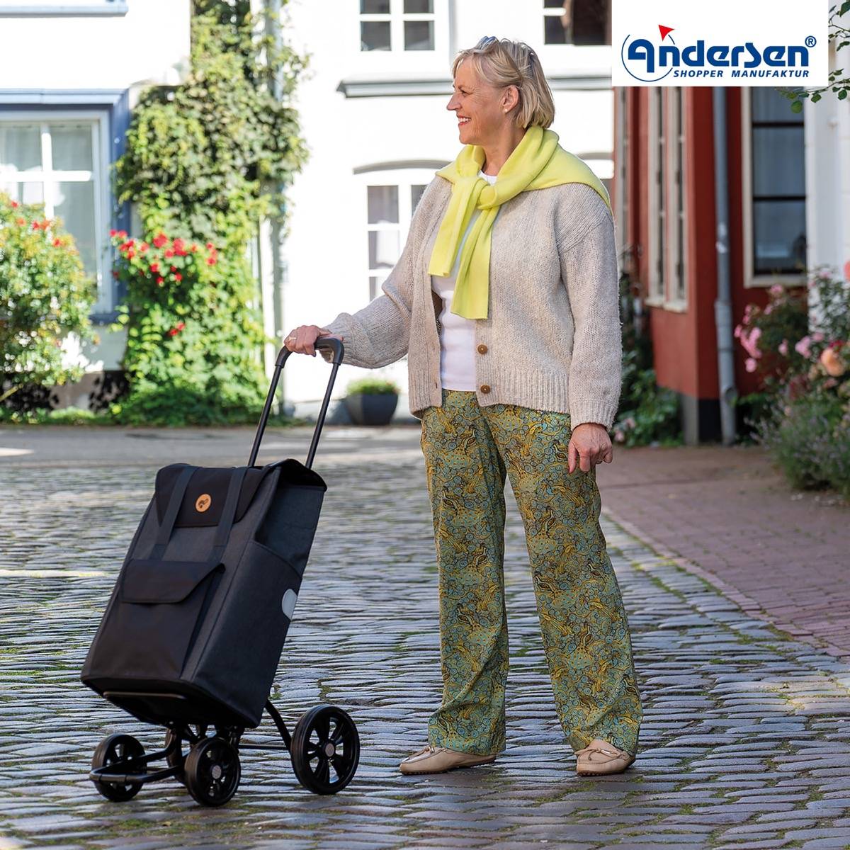 Andersen Quattro Shopper Senta Black 2.0