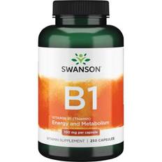 Swanson Vitamin B1 Thiamin 250 kapslar