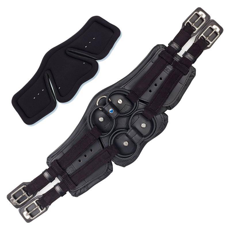 Stübben Equi Soft sadelgjord (Svart Neoprene/Svart, 80 cm)