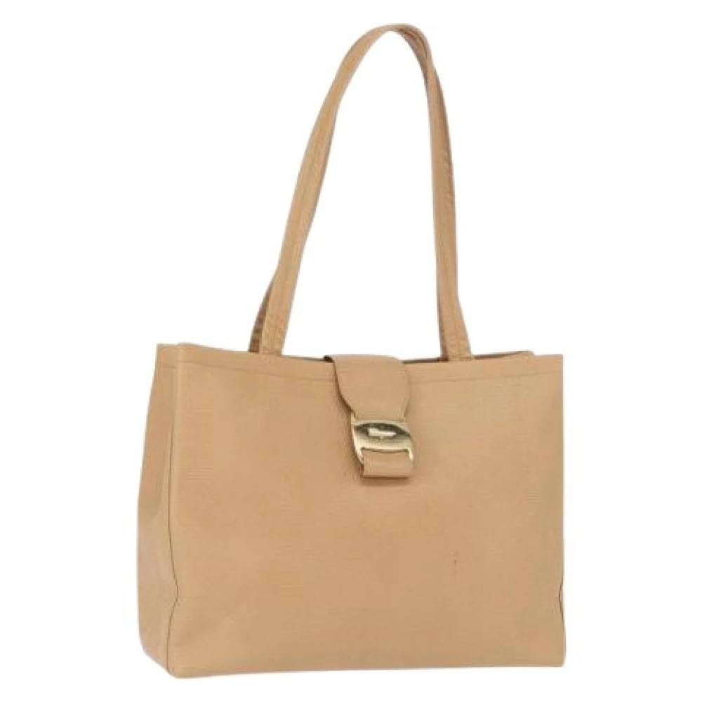 Salvatore Ferragamo Pre-owned - Pre-owned Läderhandväska Vintage - Dam - ONE Size - Läder
